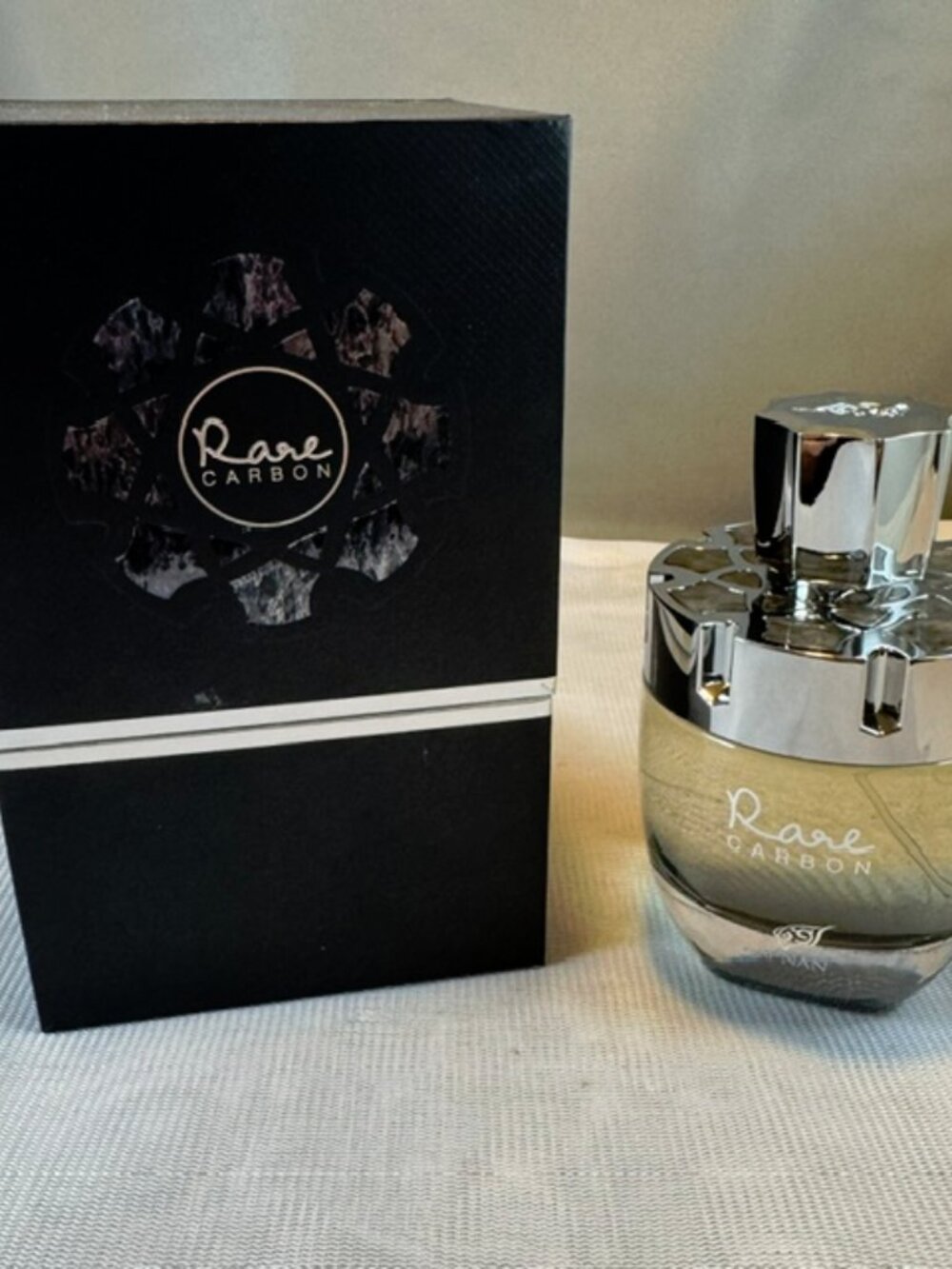 Afnan Rare Carbon Eau De Parfum Men's Spray 3.4 Oz Open Box $95